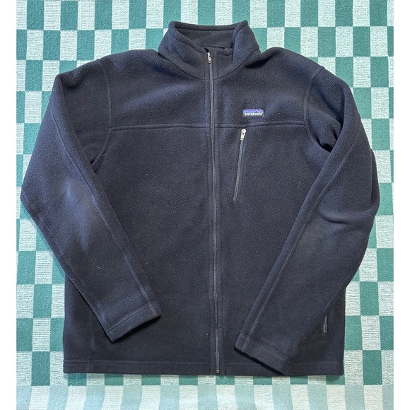 Patagonia Other - Patagonia Synchilla Fleece Full Zip Jacket Pockets Black Men's